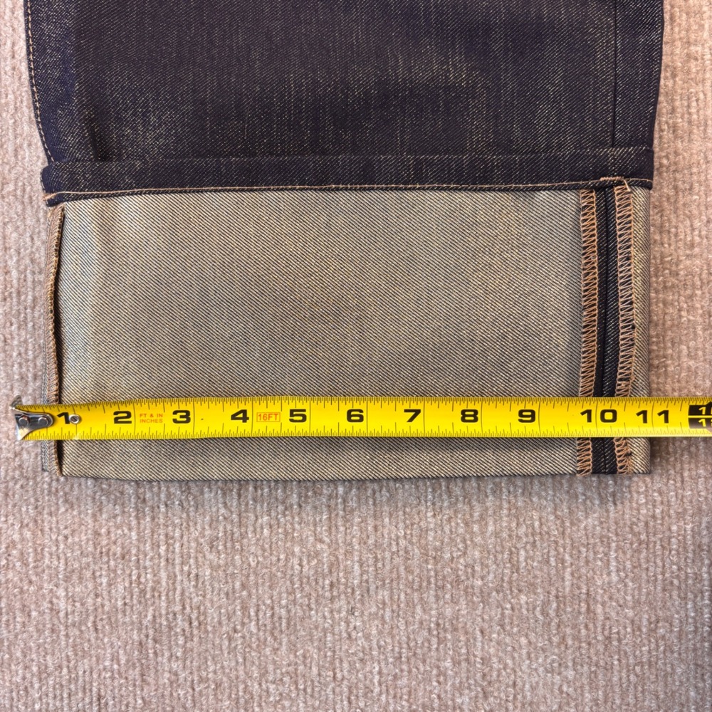 BlankNYC The Franklin Ribcage Wide Leg Gold Shimmer‎ Jeans 28 NWT Dark Wash - Picture 9 of 10